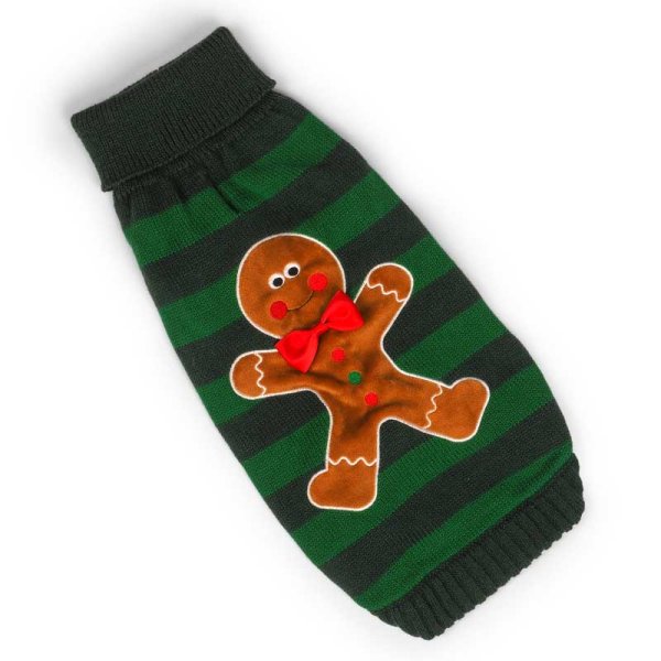 Zoon Gingerbread Christmas Dog Jumper