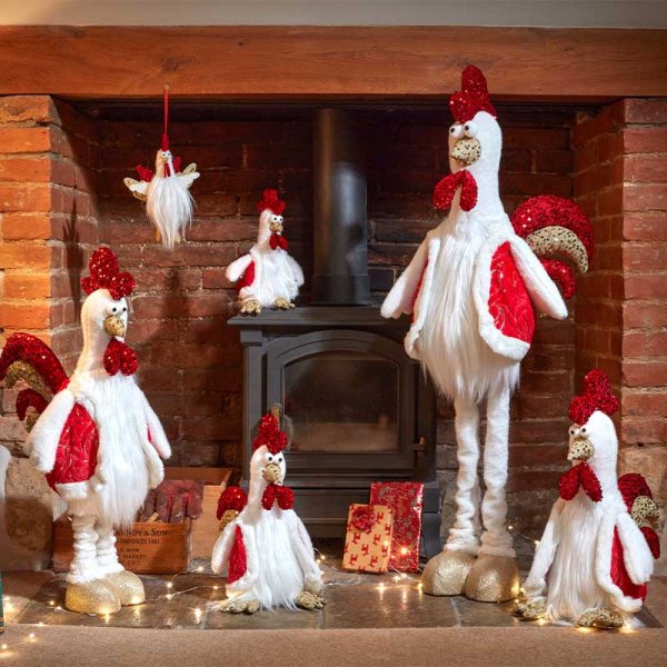 Three Kings Sir Cluck-A-Lot Cluck Christmas Plush - 85cm