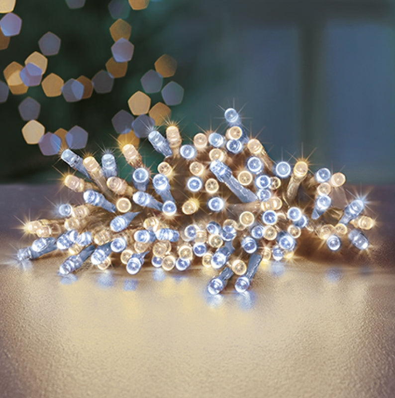 Premier 50 White & Warm White LED Lights - Battery Operated