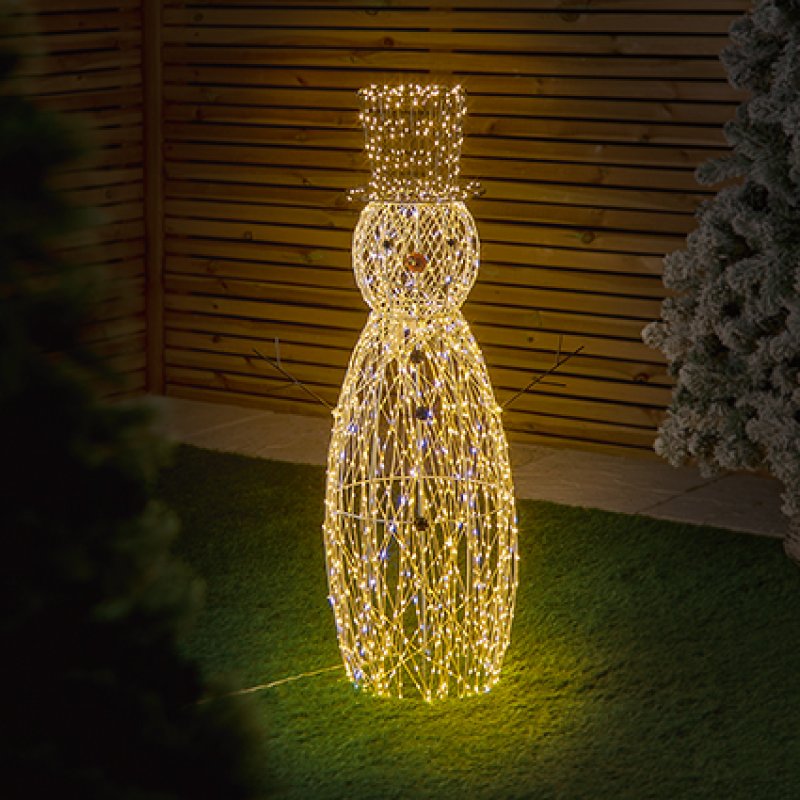 Premier Snowman With 1780 Flexibright Lights - 1 Metre Tall