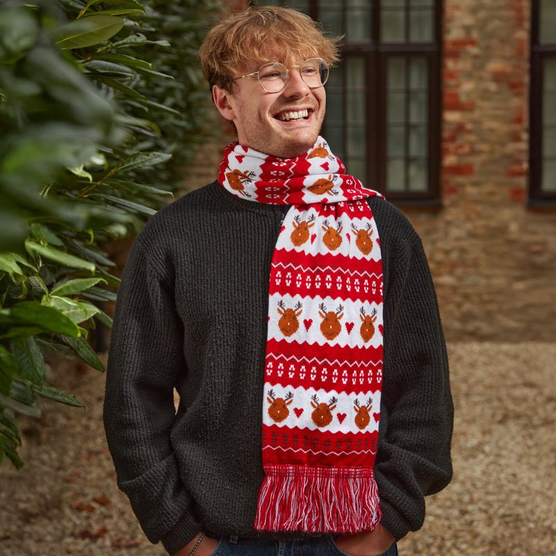 Rudy Festive Christmas Luxury Knit Scarf