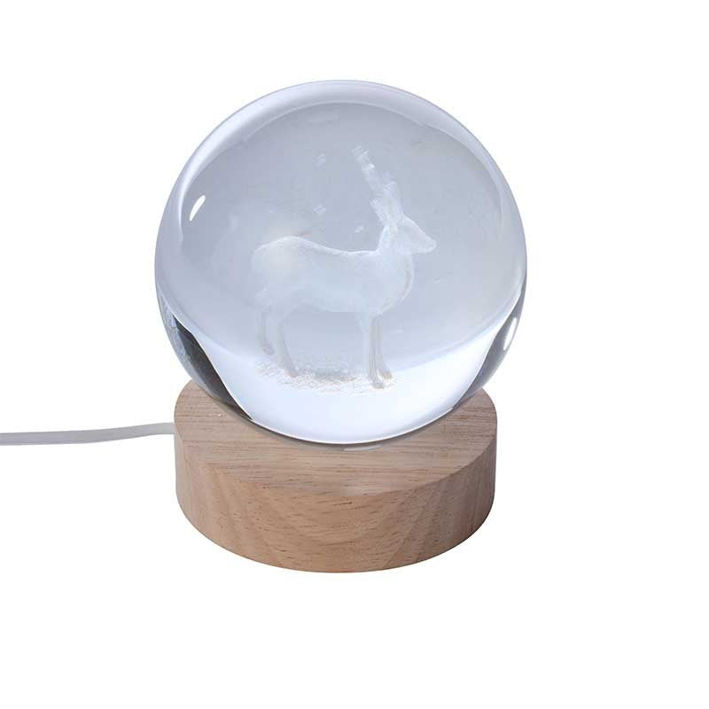 Smart Garden InLit GloBall Stag Glass Table Light