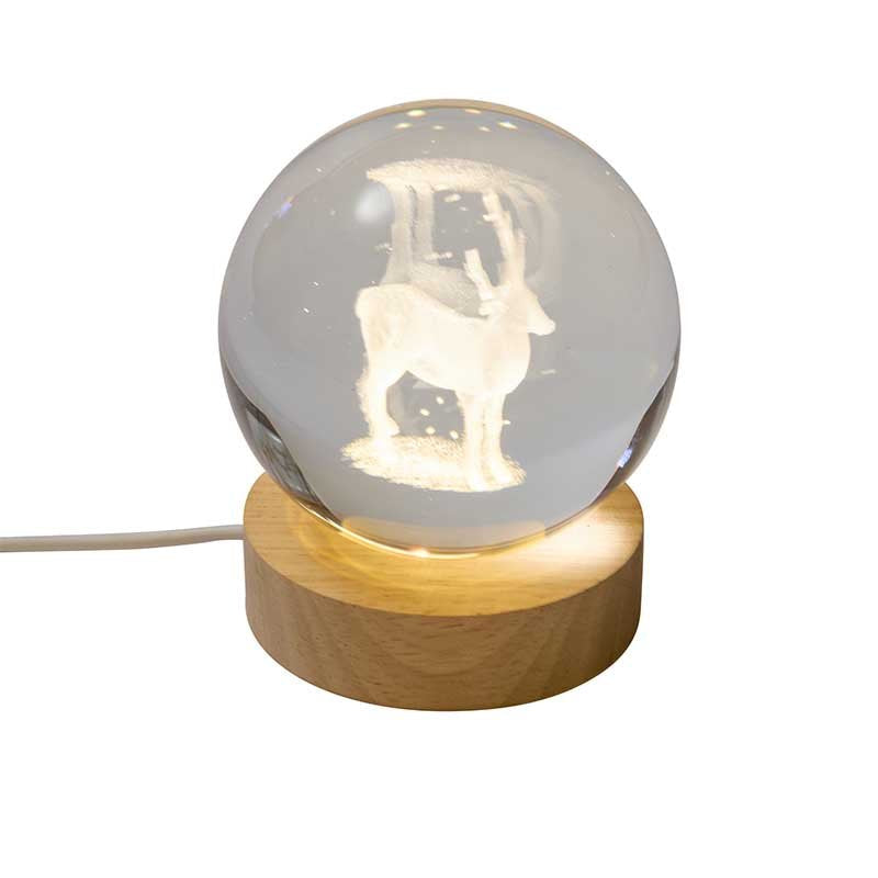 Smart Garden InLit GloBall Stag Glass Table Light
