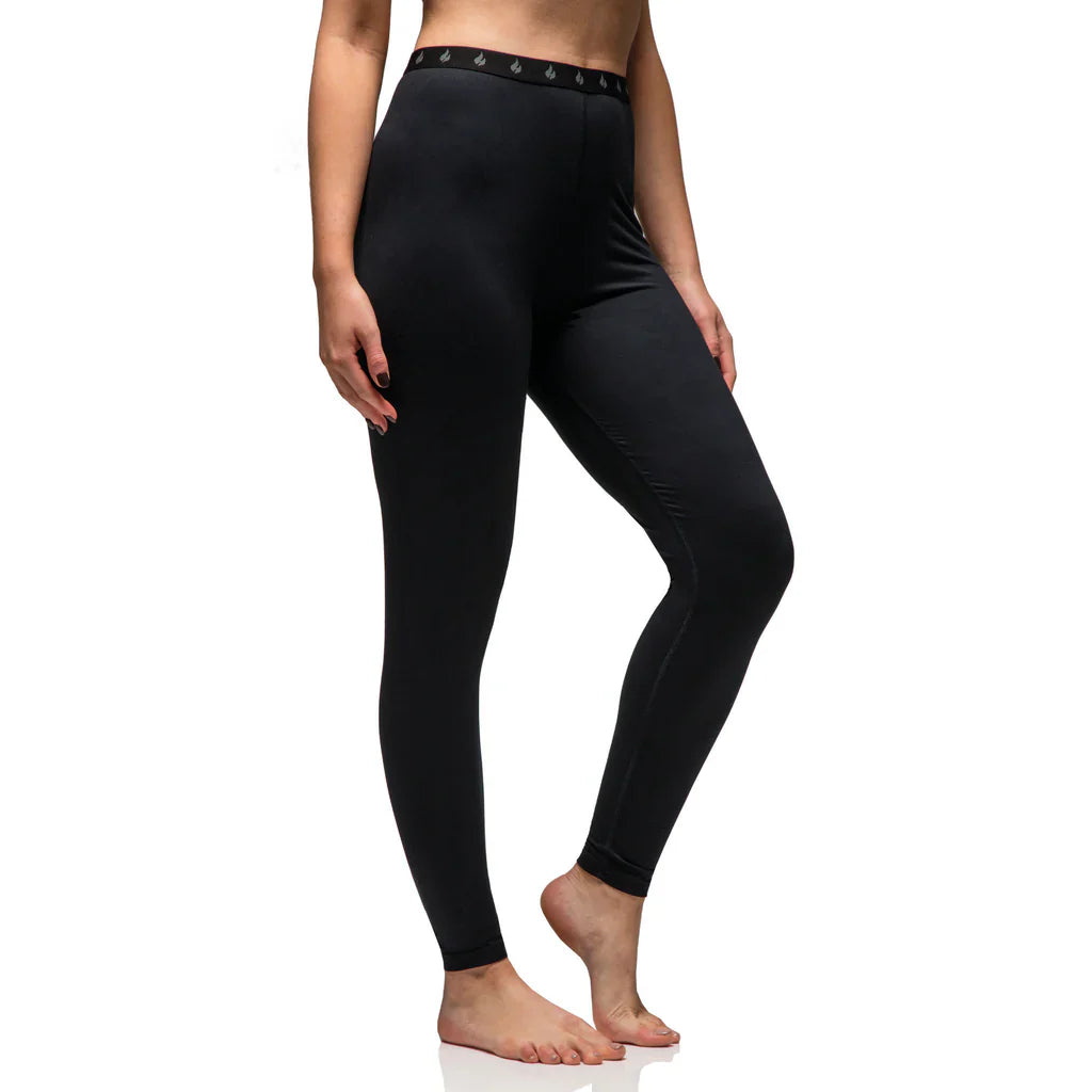 Heat Holders Ladies Ultra Lite Thermal Underwear Bottoms - Black