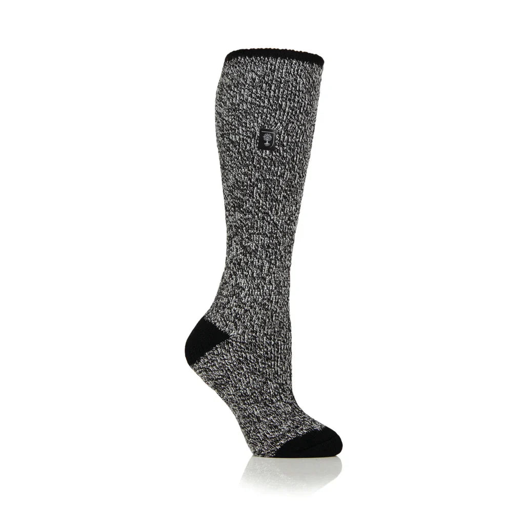 Heat Holders Womens Wellington boot Socks - Black Twist