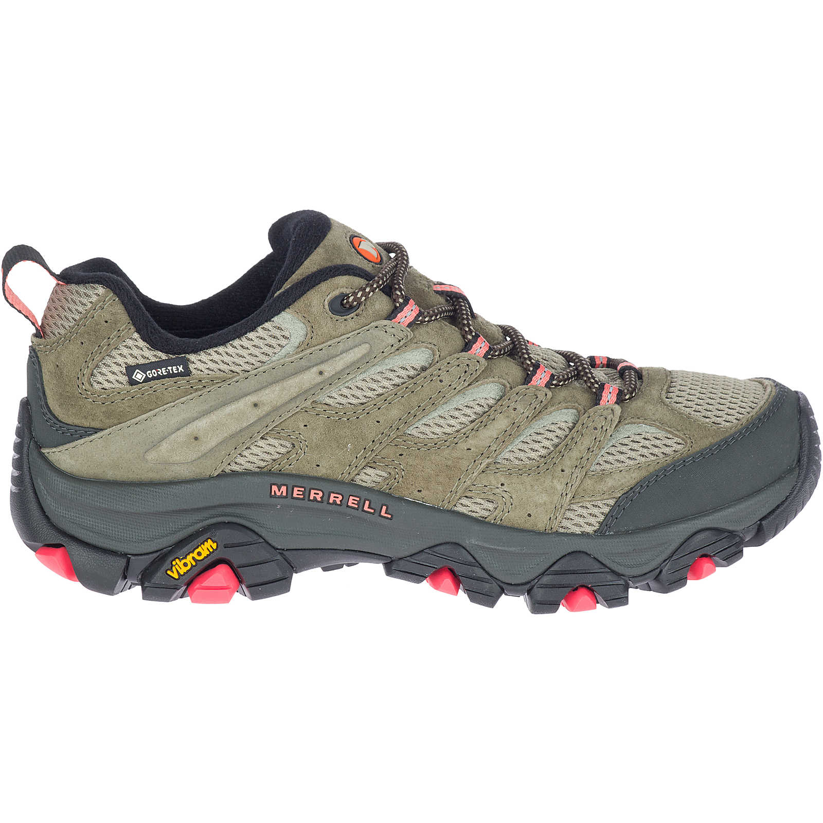 Merrell Moab 3 Women's GoreTex Walking Shoes - Olive