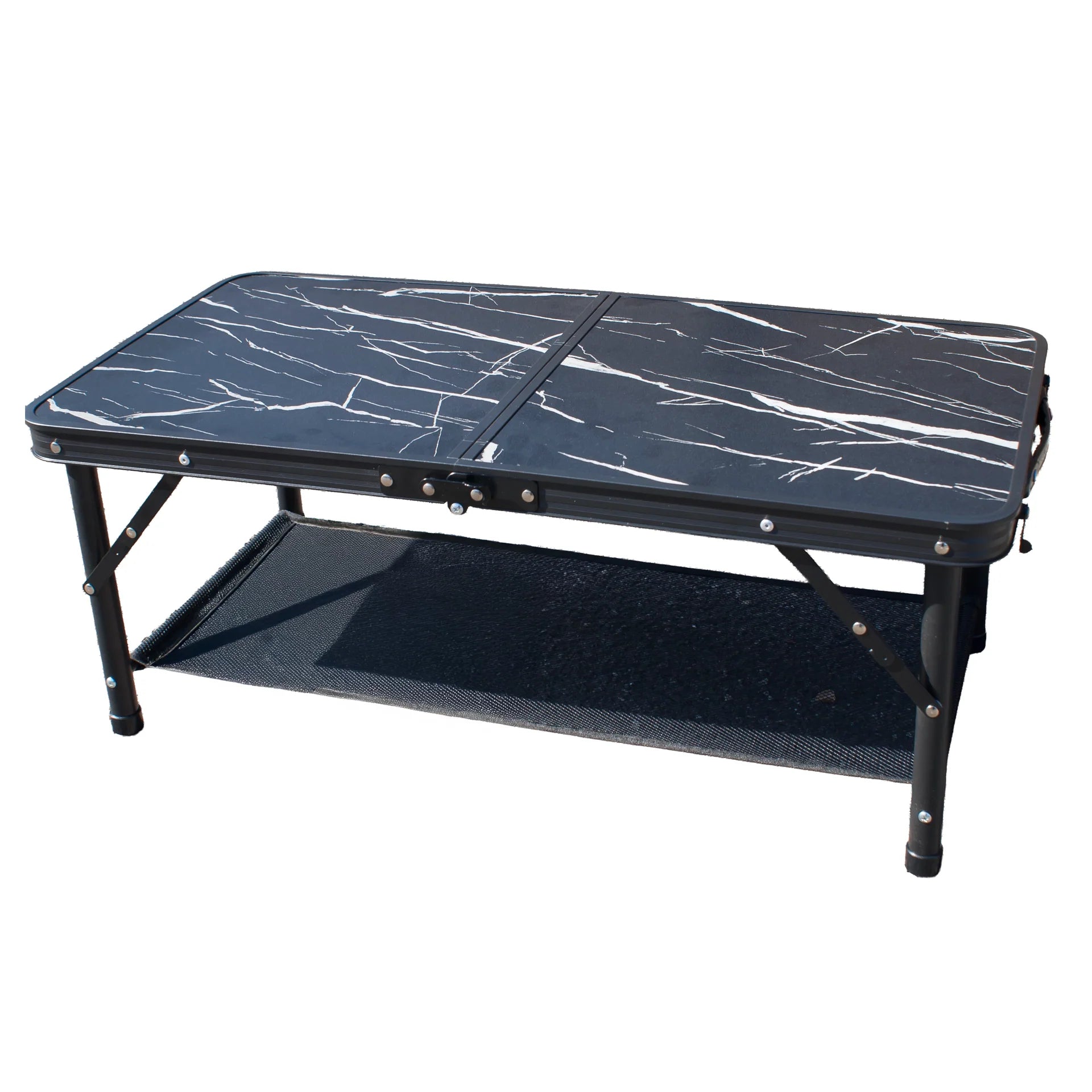 Quest Speedfit Cleeve Folding Camping Table - Onyx