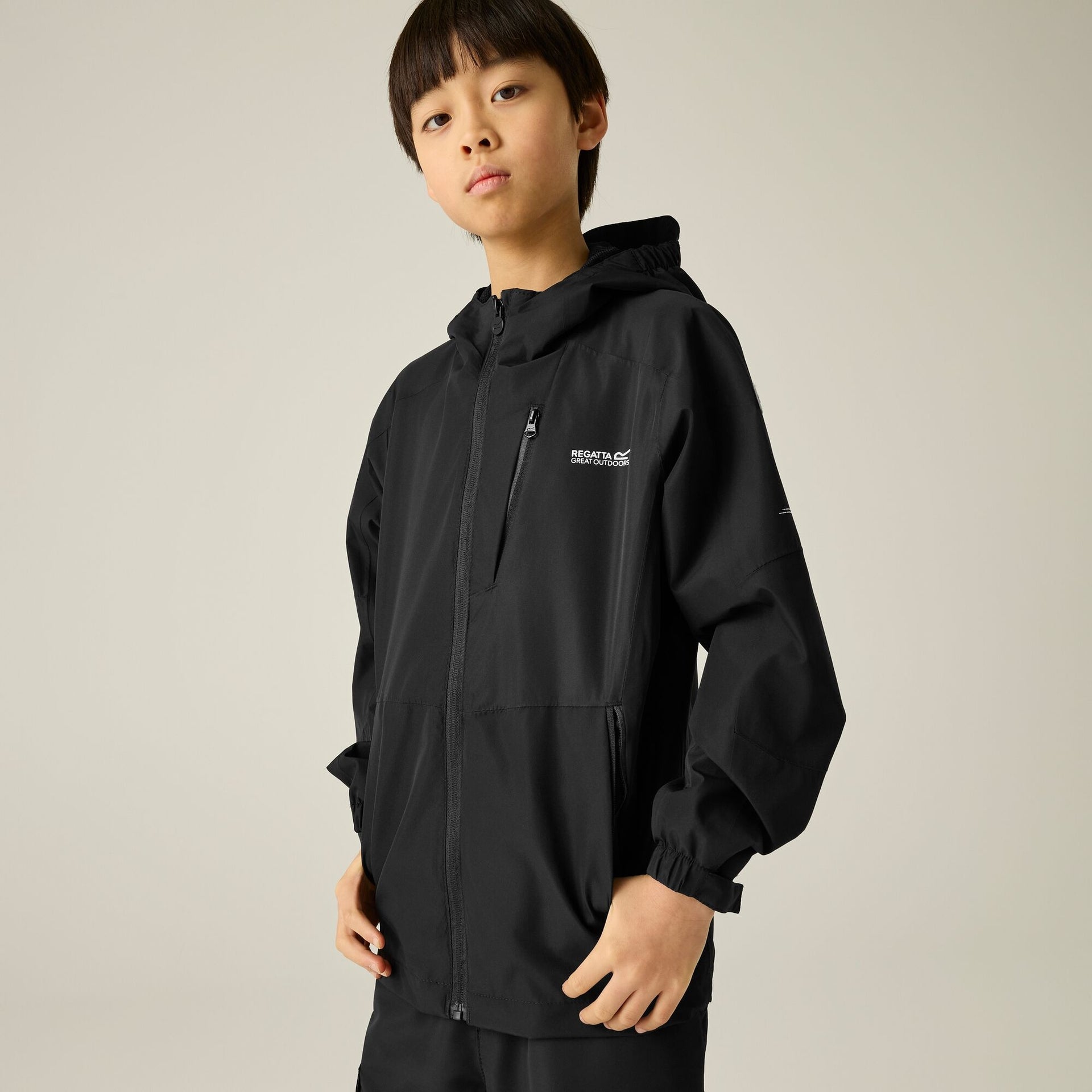 Regatta Kids' Calderdale III Waterproof Jacket - Black