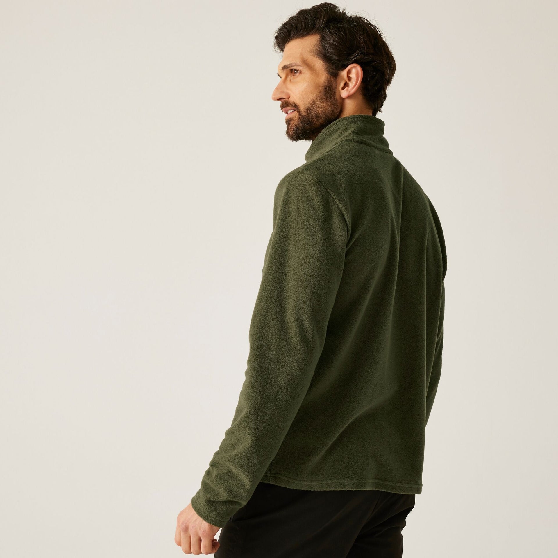 Regatta Thompson Men's Half-Zip Fleece - Olive Night