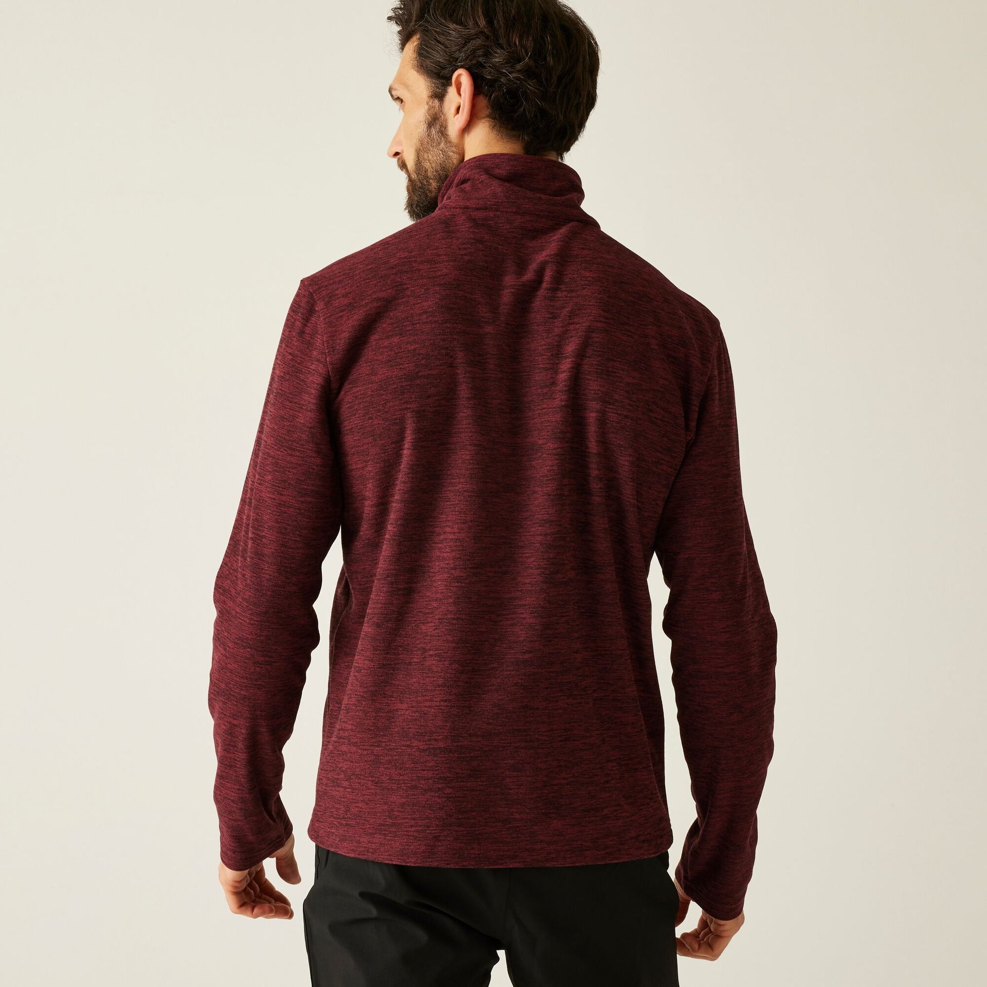 Regatta Thompson Men's Half-Zip Fleece - Maroon