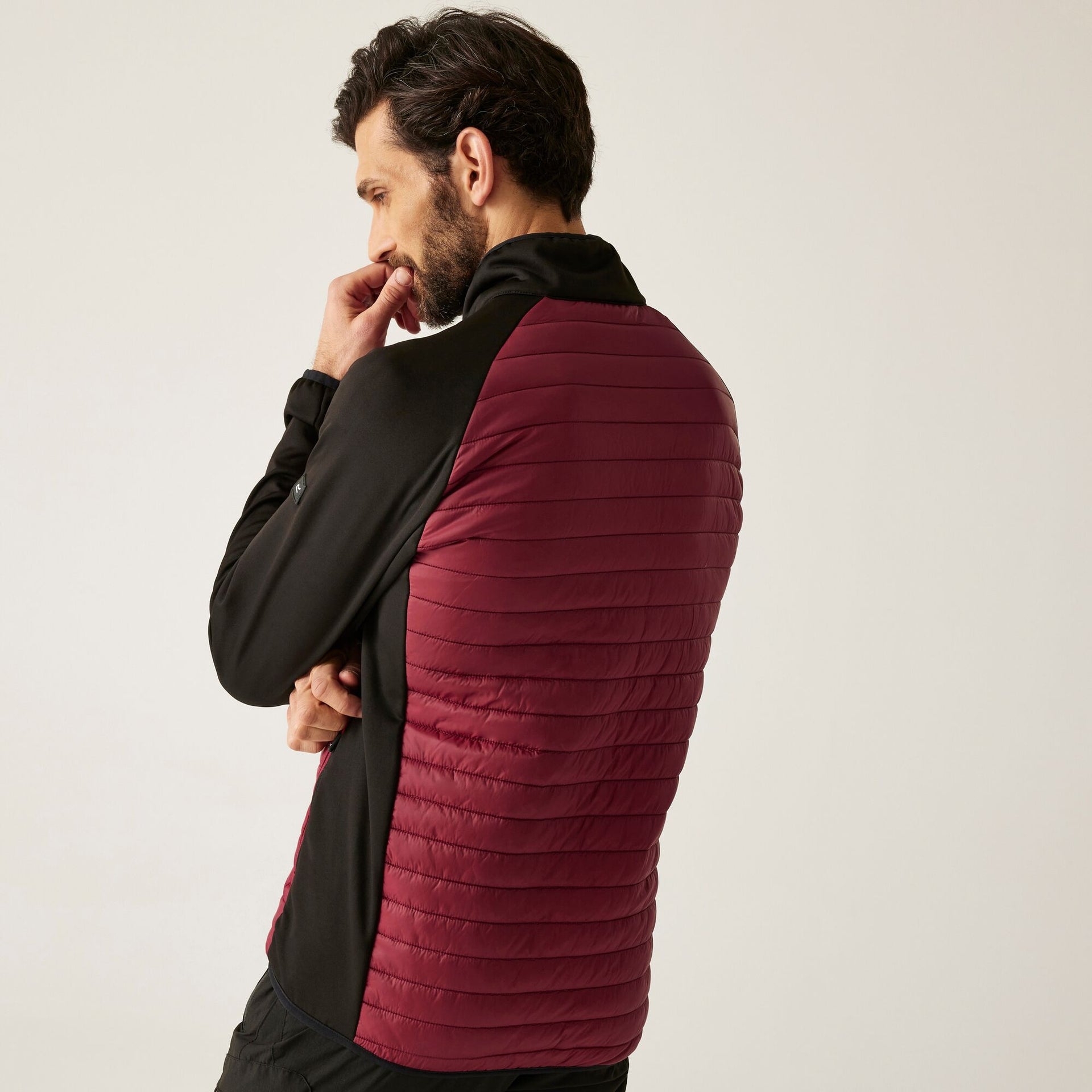 Regatta Clumber Men's Hybrid Jacket - Maroon