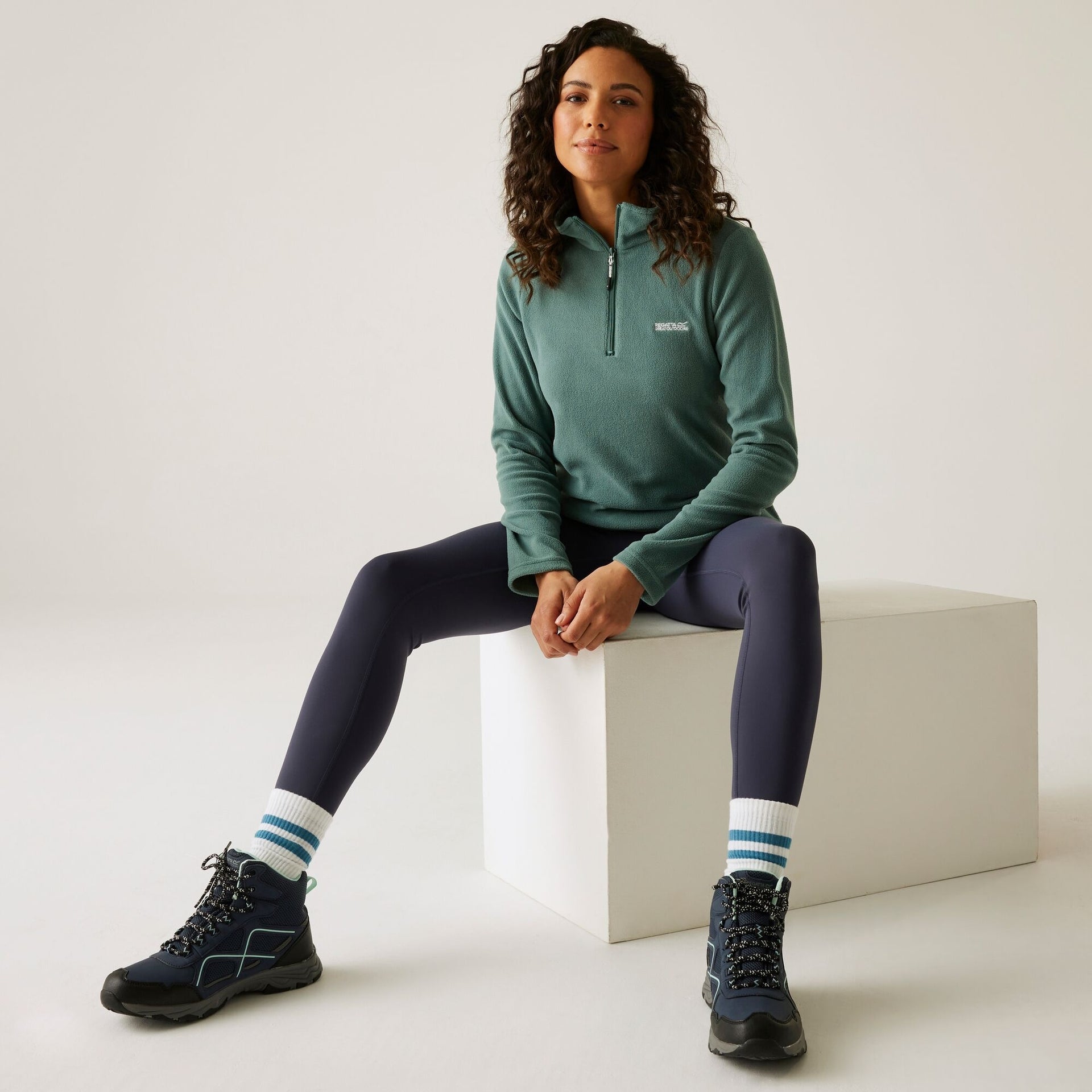 Regatta Sweethart Women's Half-Zip Fleece - Spruce Green