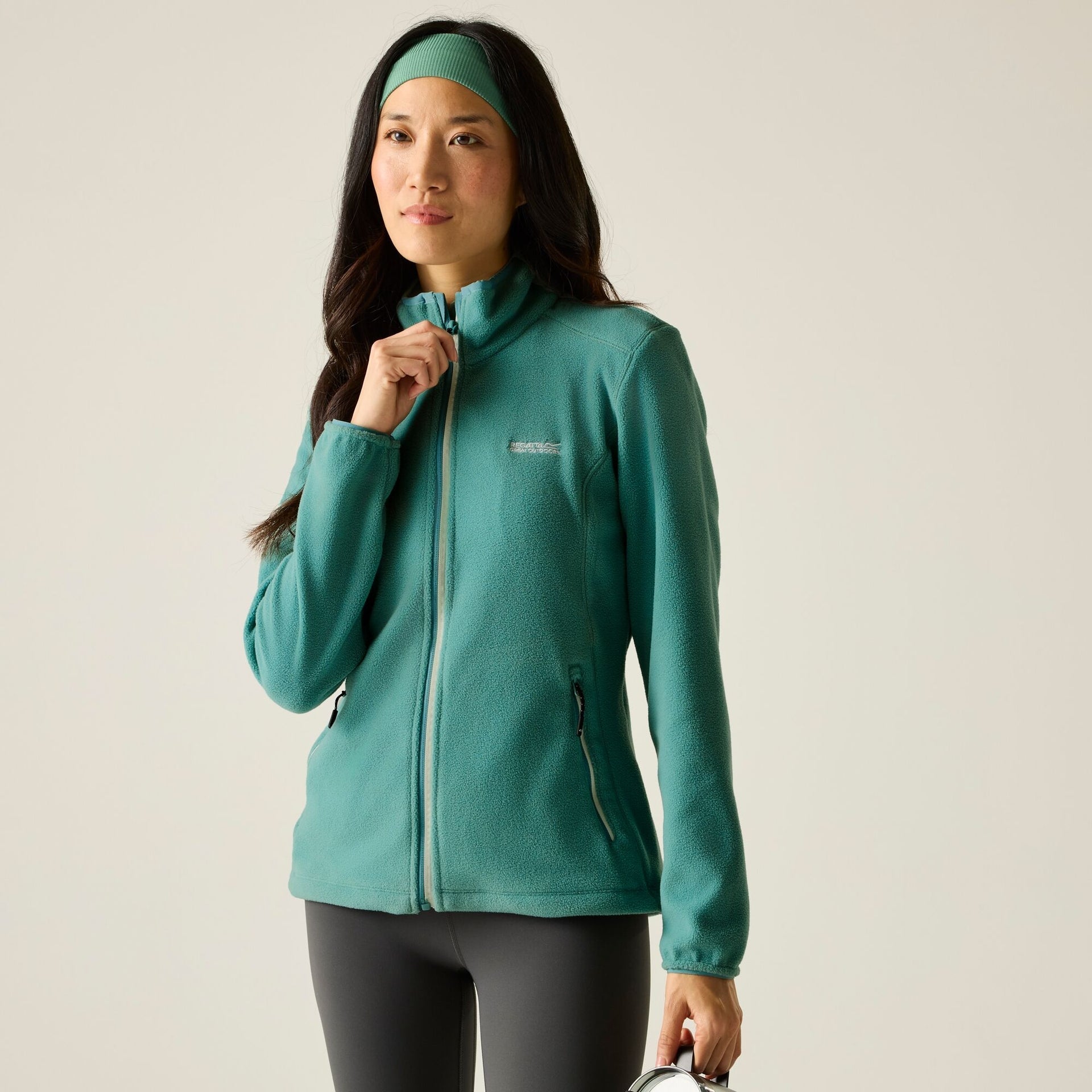 Regatta Women's Floreo IV Full Zip Fleece - Ivy Moss Green
