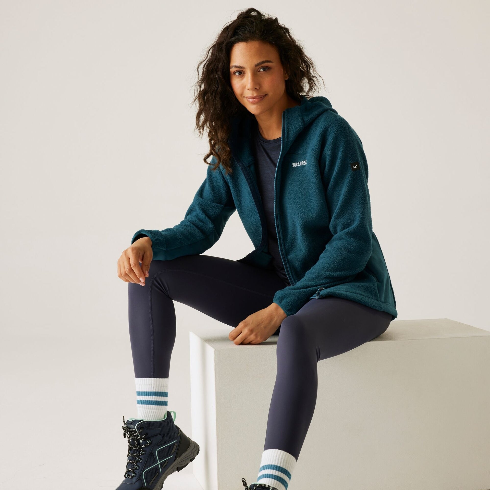 Regatta Elinn Women's Fleece Hoodie - Moroccan Blue