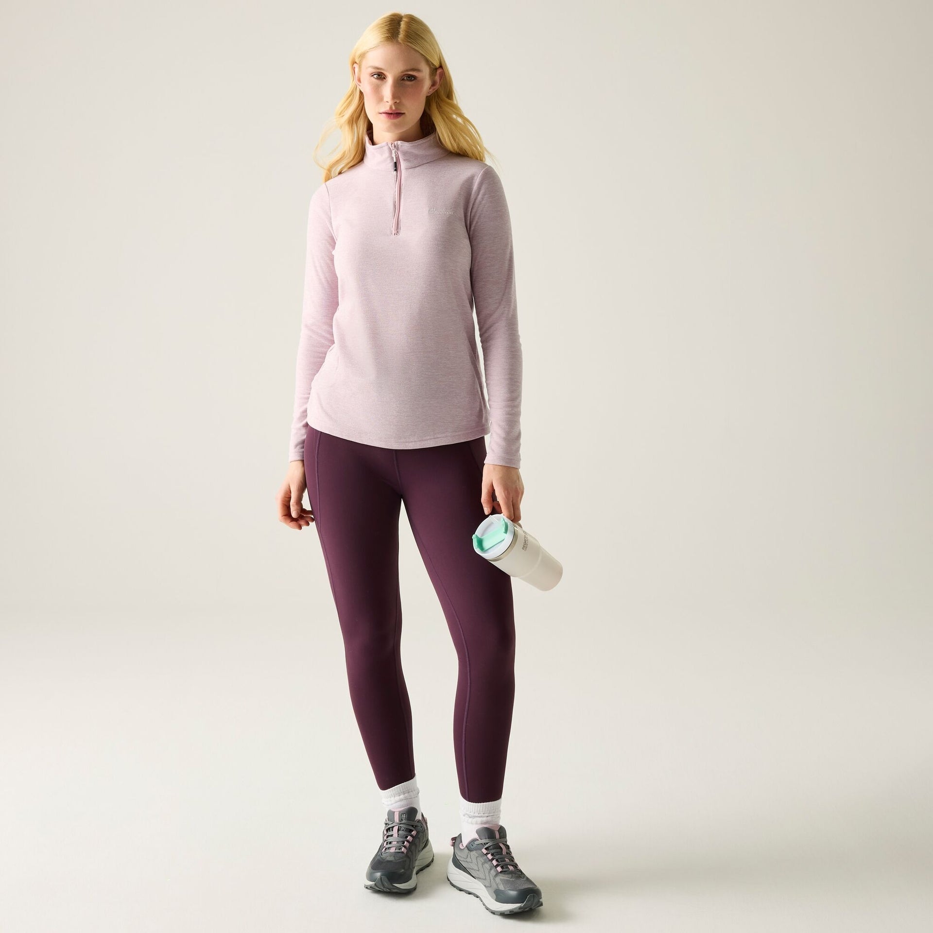 Regatta Women's Sweethart Lightweight Half-Zip Fleece - Powder Lilac