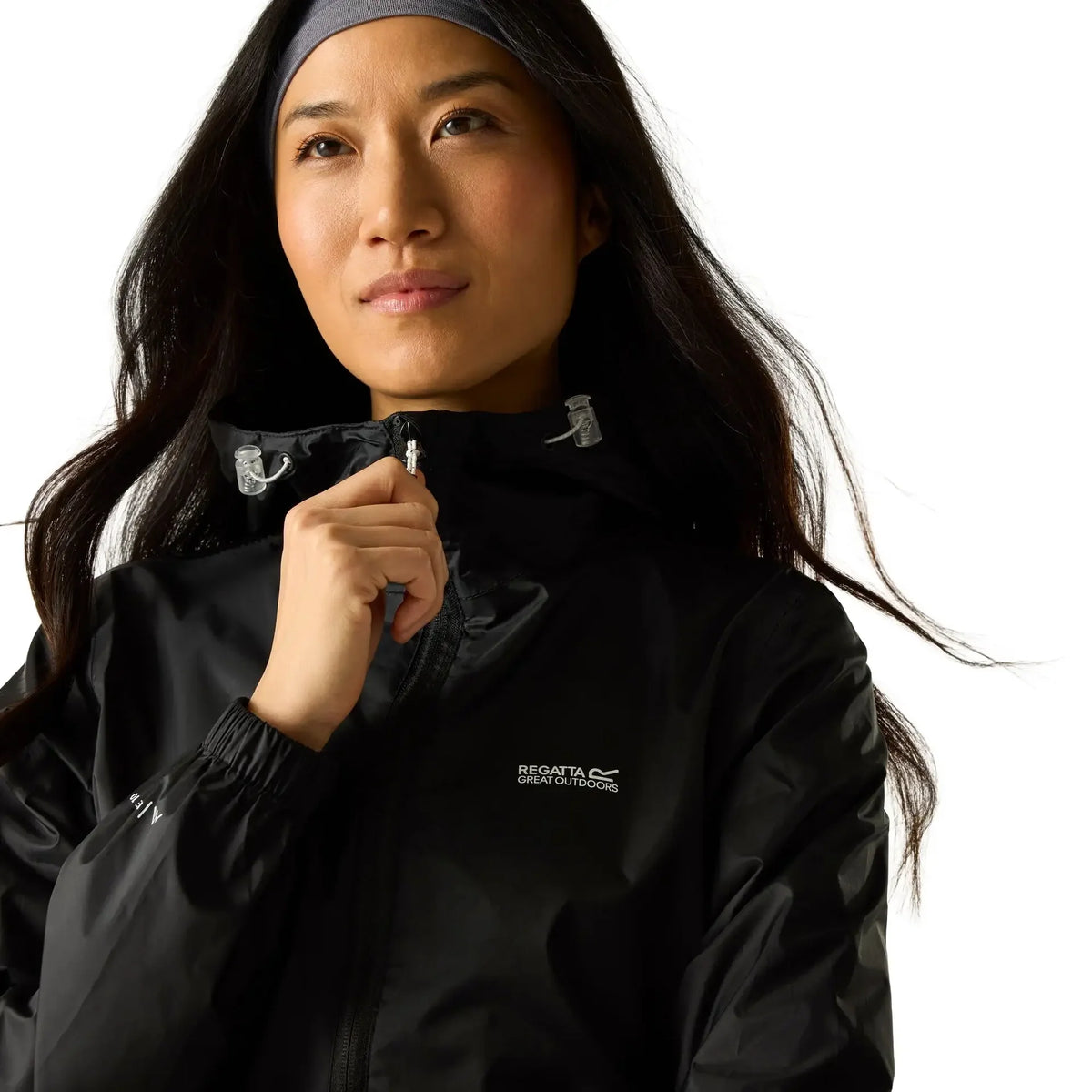 Regatta Women's Pack-It III Waterproof Jacket - Black