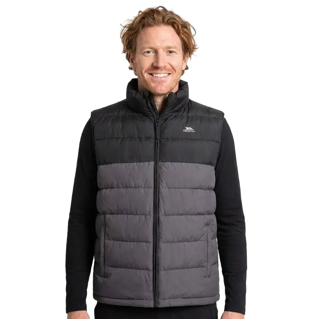 Trespass Mens Gilet Oskar - Black