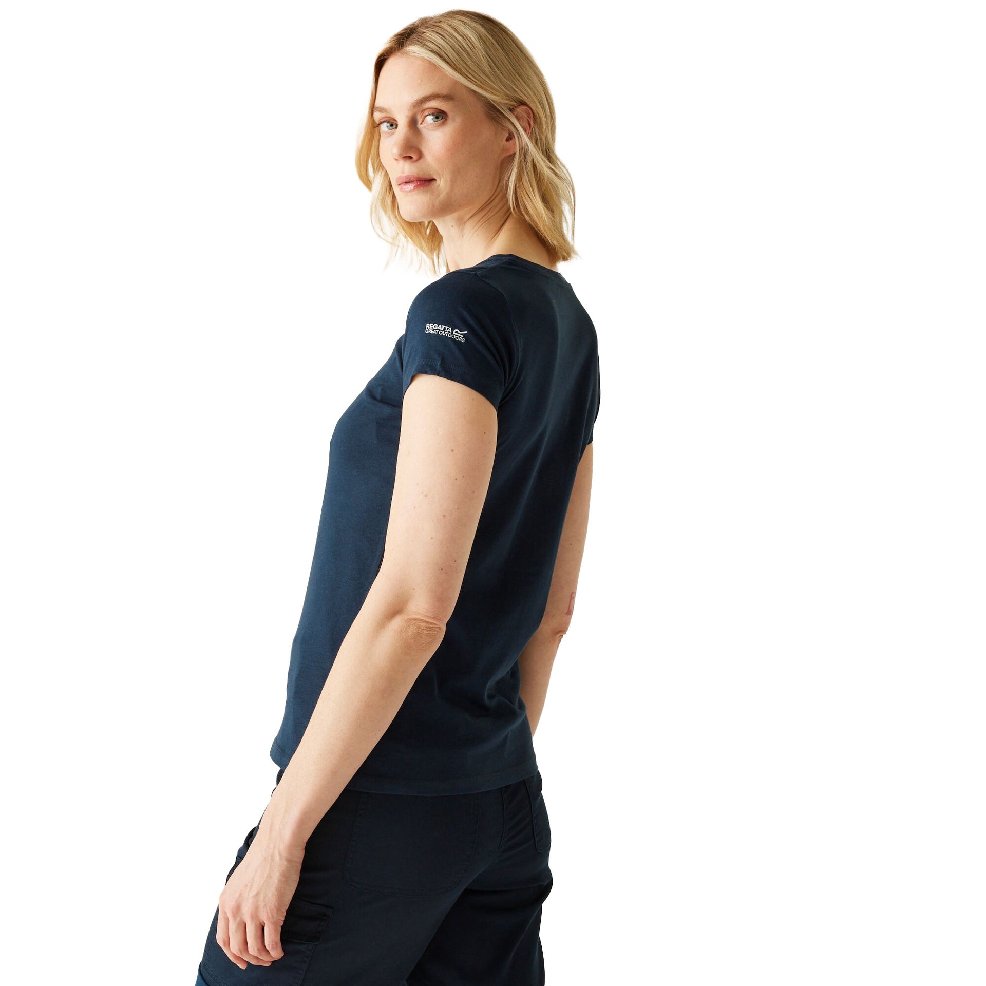 Regatta Breezed V Women's T-Shirt - Navy