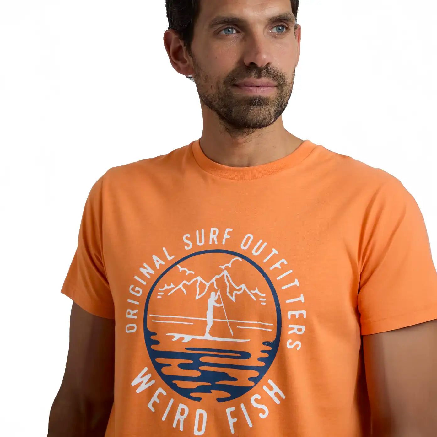 Weird Fish Paddle Men's T-Shirt - Pumpkin