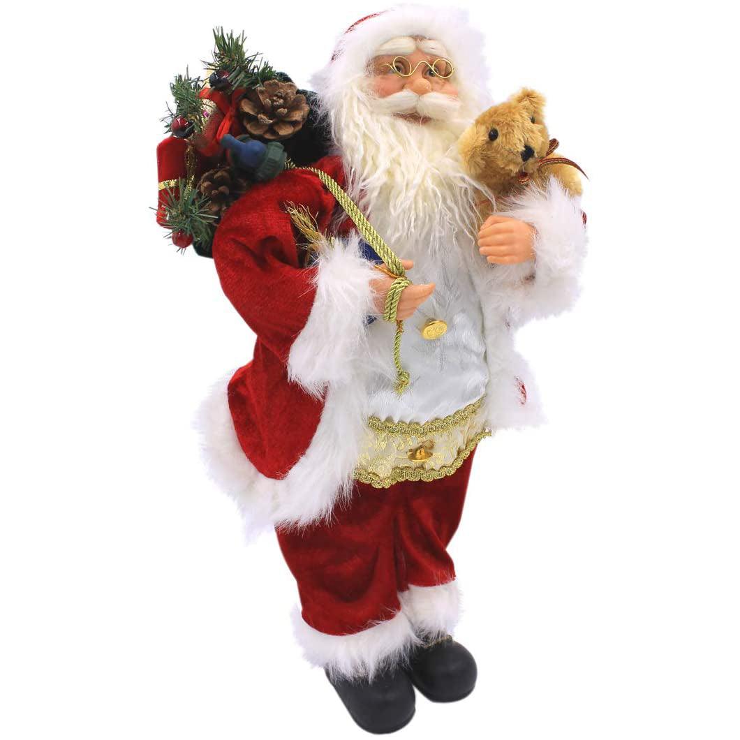 Christmas Workshop Standing Santa Figure - 45cm - Towsure