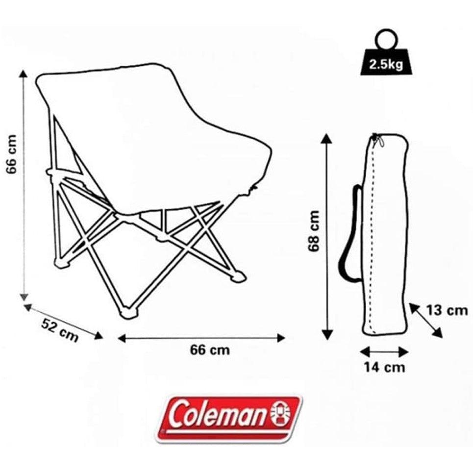 Coleman Kickback Chair - Pink - Towsure