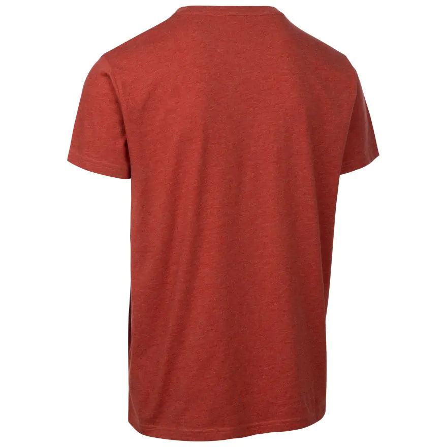 Trespass Kooten Men's Casual T-Shirt - Burnt Sienna Marl