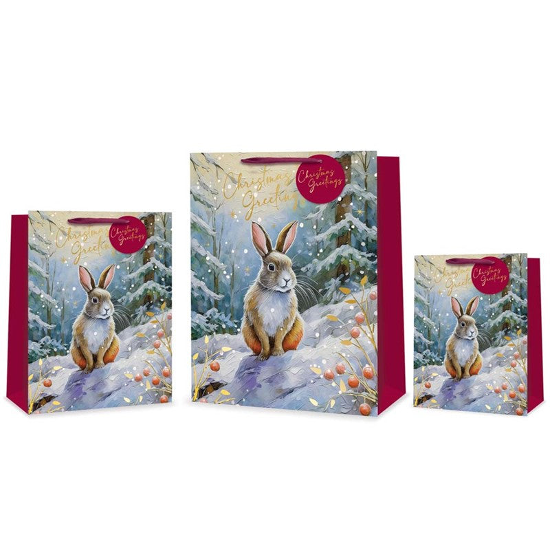 Rabbit Patern Gift Bag - Medium
