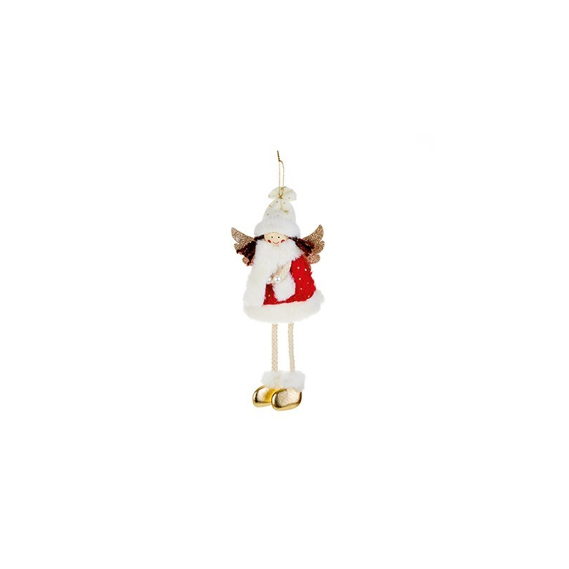 Premier 25cm Angel With Dangle Legs Christmas Tree Decoration
