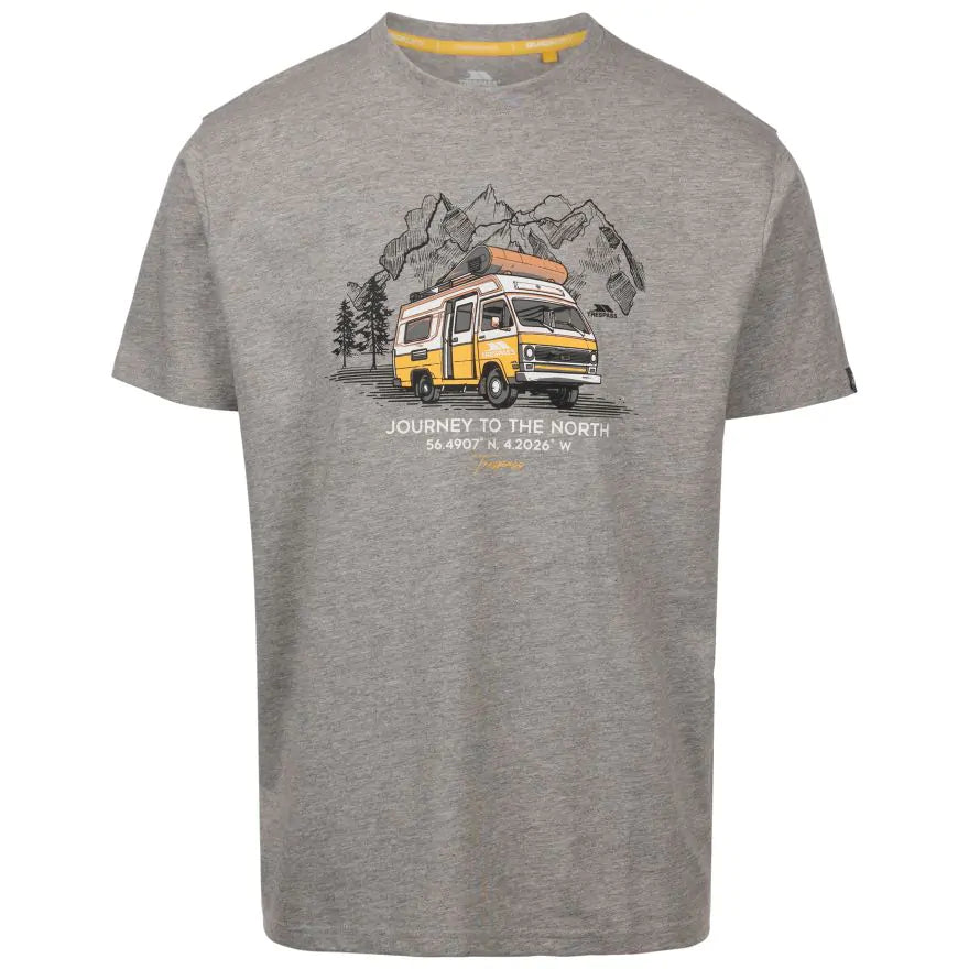 Trespass Men's Tokso T-Shirt - Grey Marl