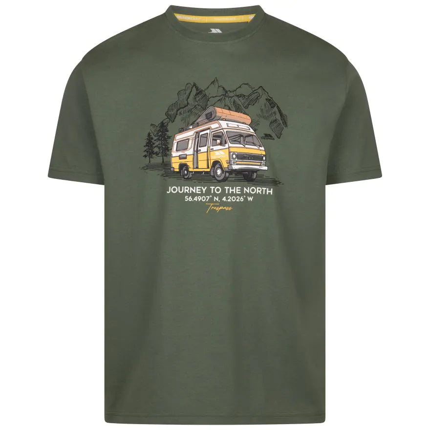 Trespass Men's Tokso T-Shirt - Green Willow