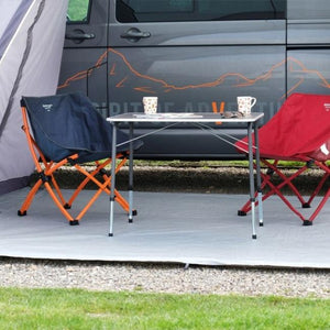 Adjustable Camping Table in French Oak