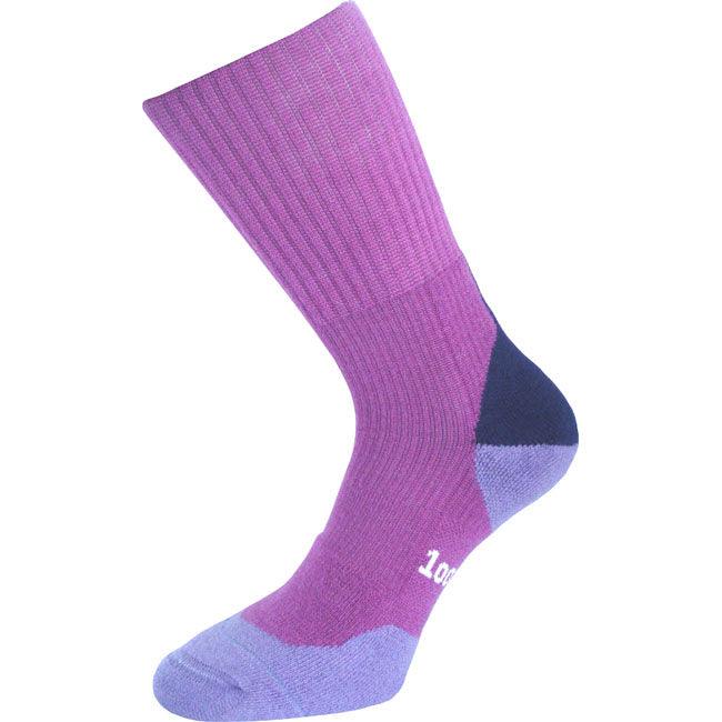 1000 Mile Fusion Womens Walking Socks - Fuchsia - Towsure