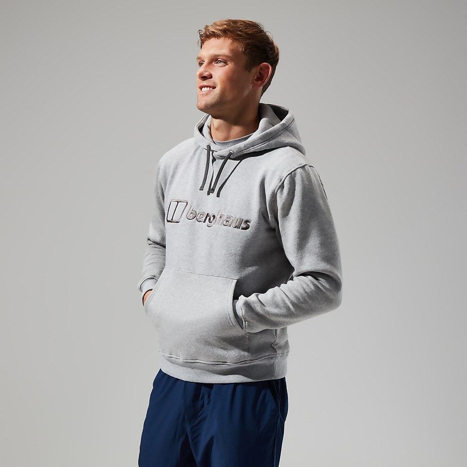 Berghaus Logo Men's Hoodie - Grey Marl