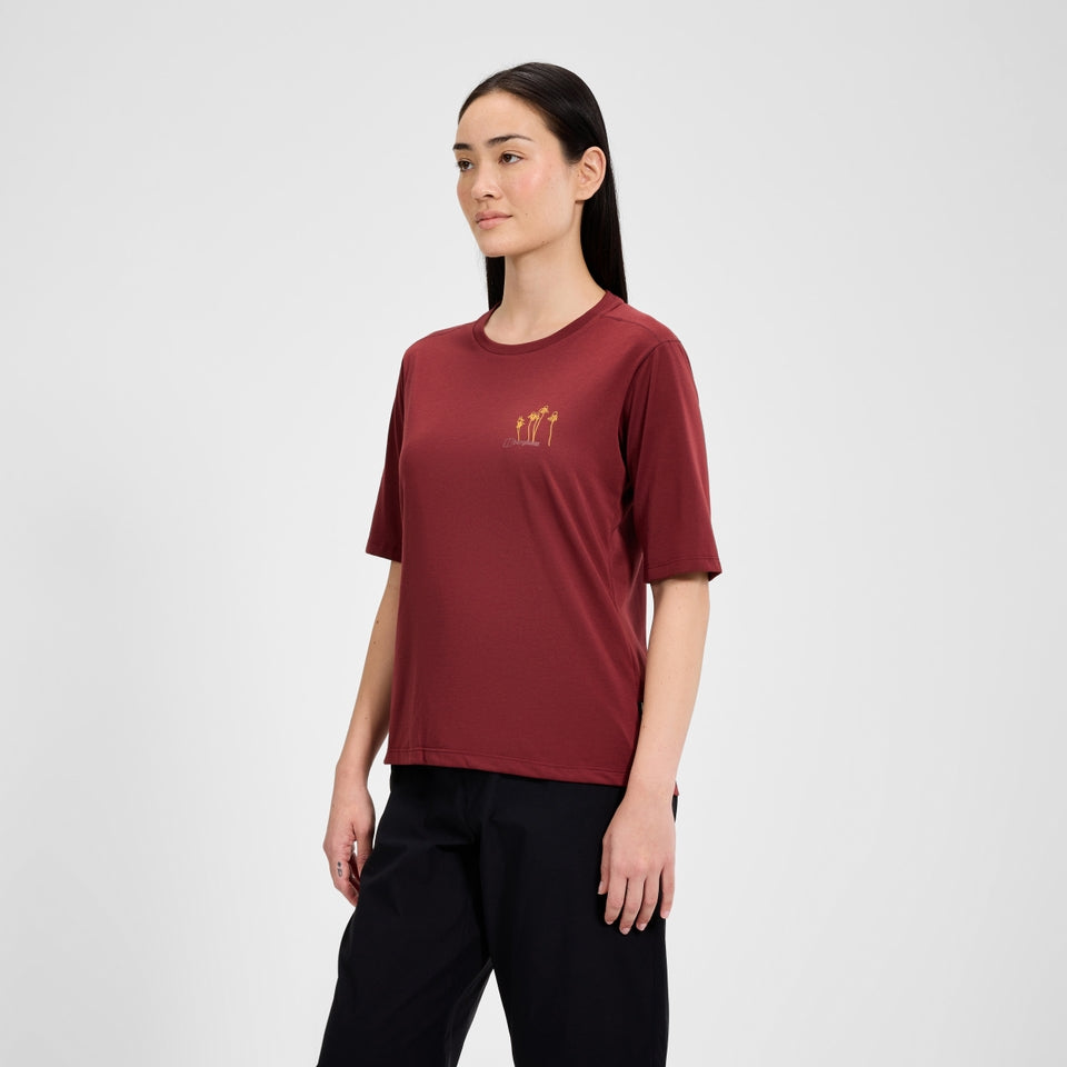 Berghaus Coneflower Women's T-Shirt - Dark Rhum