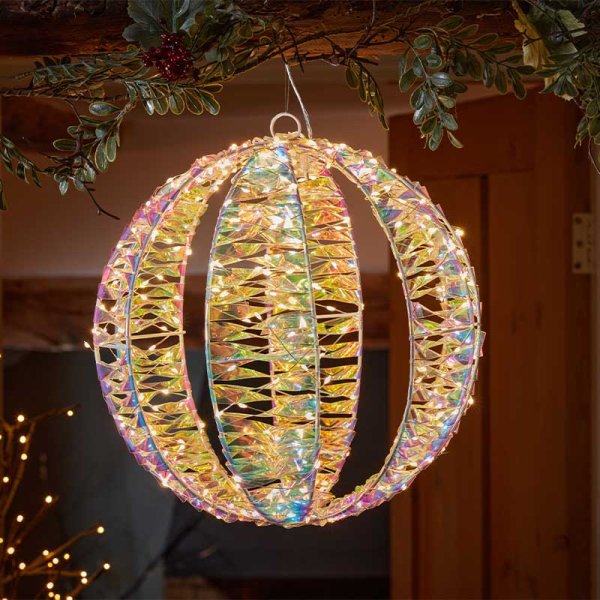 Three Kings Opalight Illuminated Christmas Globe - 40cm
