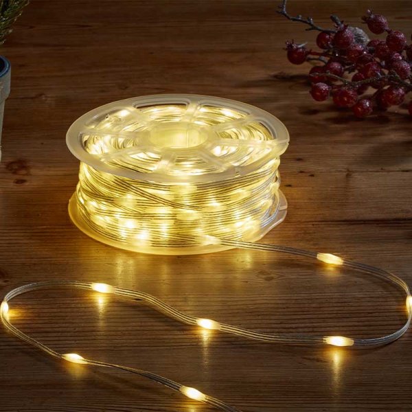 Christmas Two-Tone Low-Voltage String Lights Warm/Multi -  200 LEDs 15m