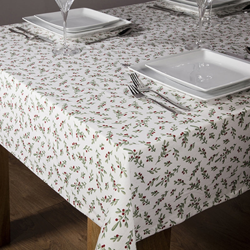 Holly Berry Tablecloth - 1.3 Metre (Pack of 2)
