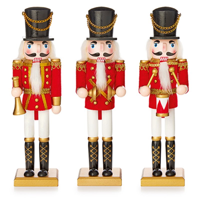 Premier Soldier Nutcraker - 30cm  (1 of 3 Assorted)
