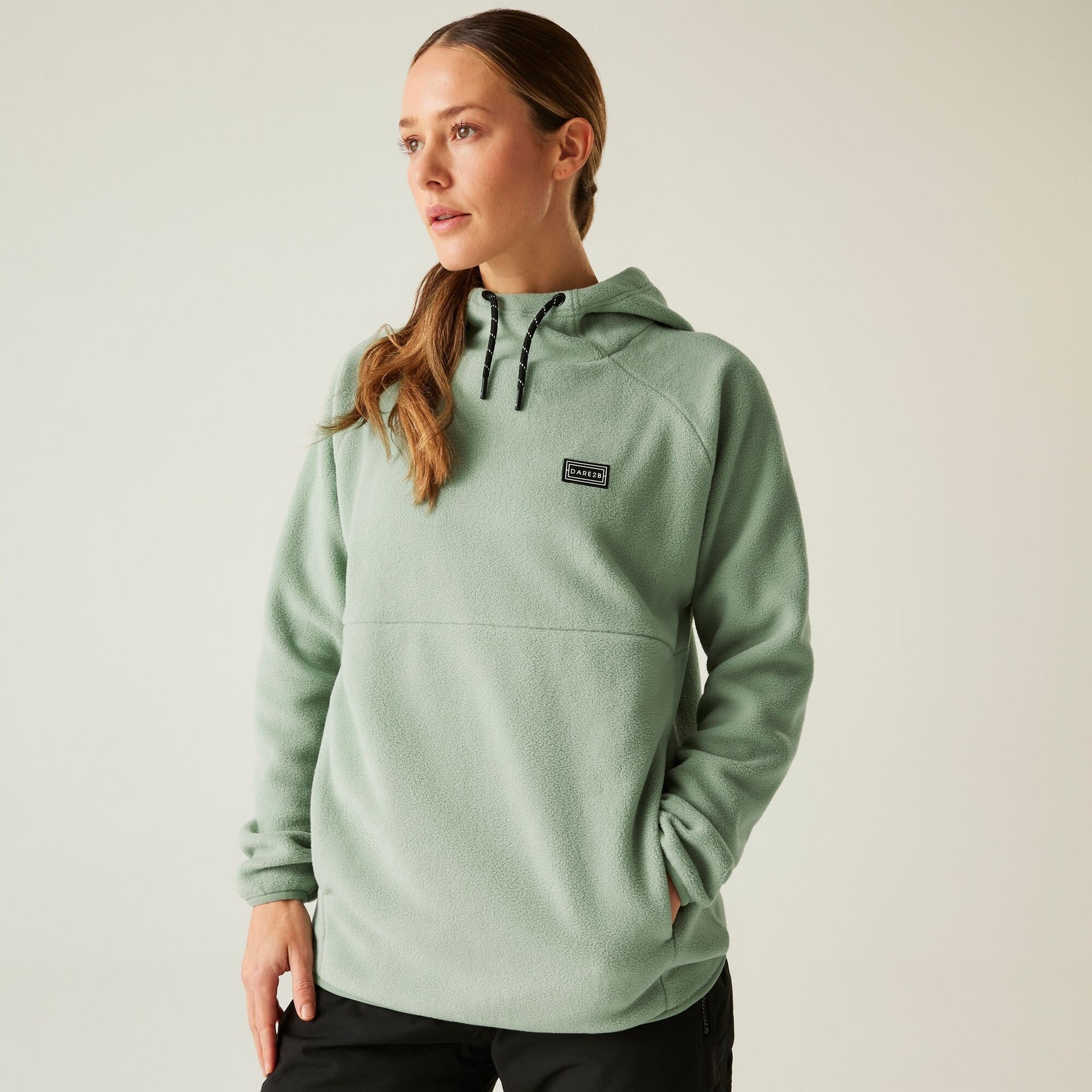 Dare 2b Snowburst Women's Fleece Hoodie - Glacier Green