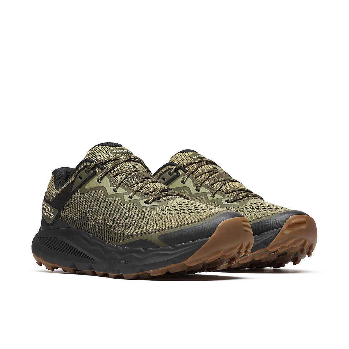 Merrell Men's Nova 4 Waterproof Walking Shoes - Drab