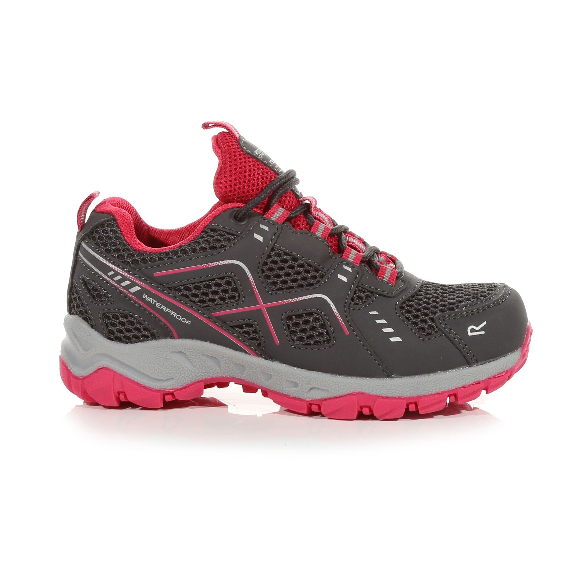 Regatta Vendeavour Children's Walking Shoes - Granite/Pink