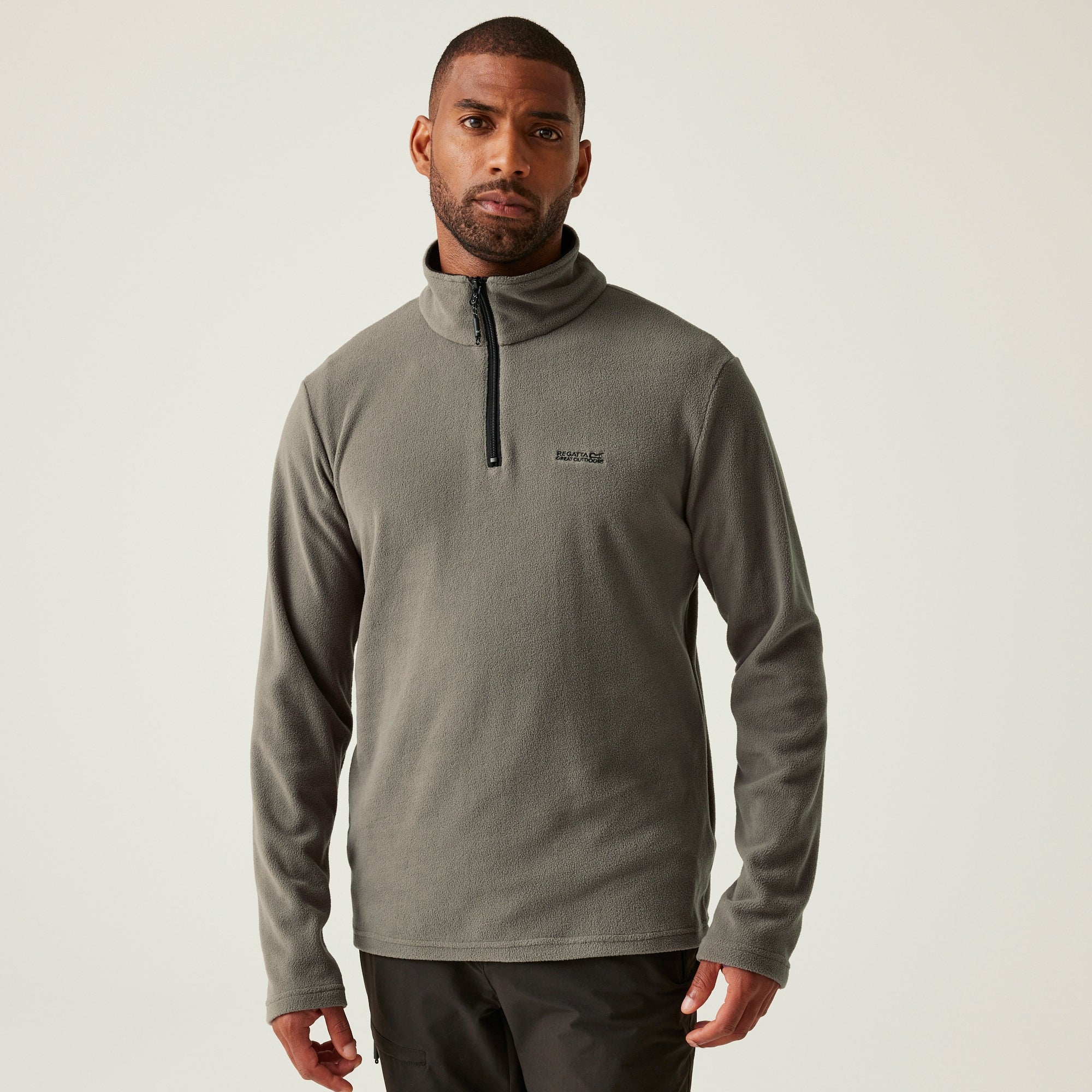 Regatta Men's Thompson Lightweight Half Zip Fleece - Treetop