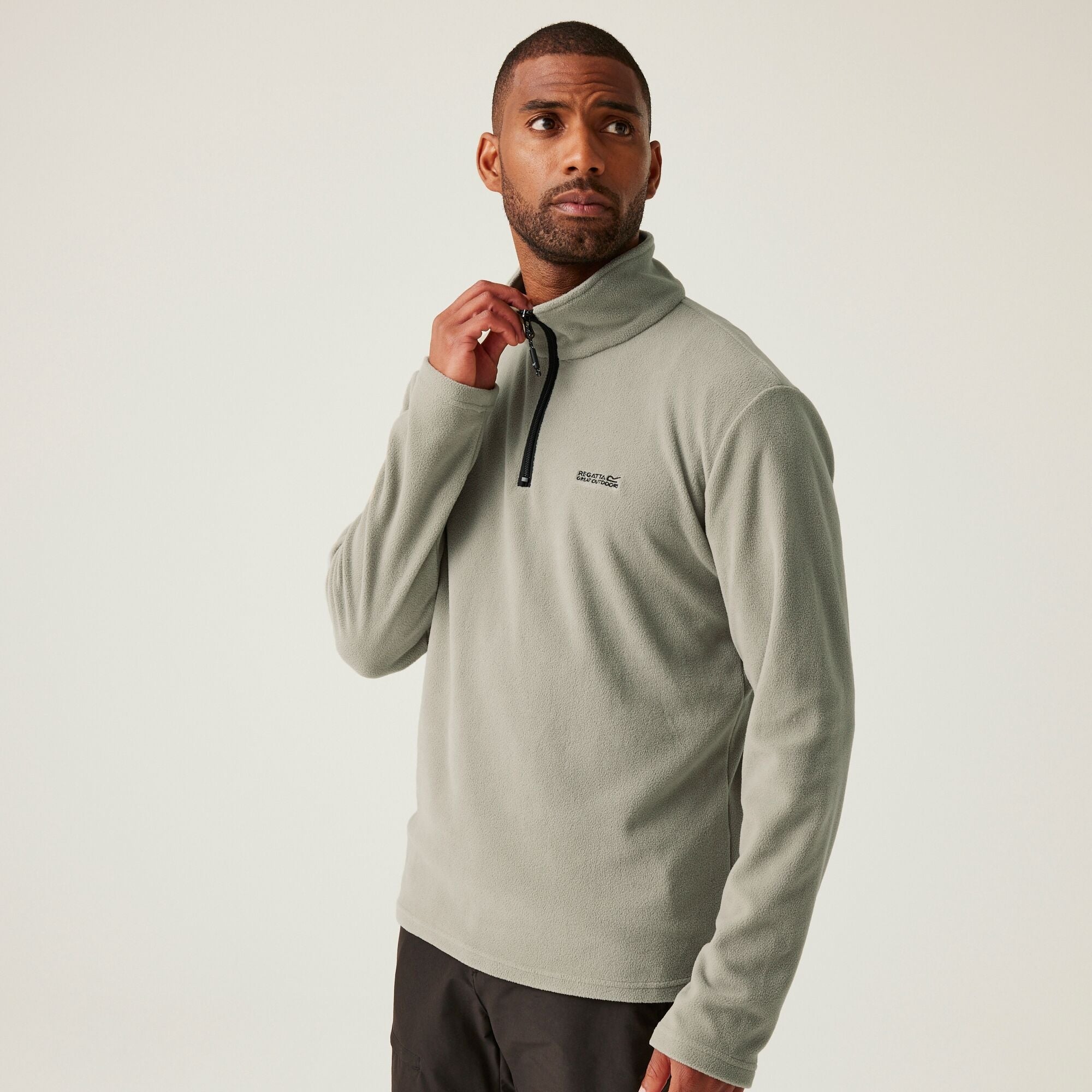 Regatta Men's Thompson Lightweight Half Zip Fleece - Golden Sand