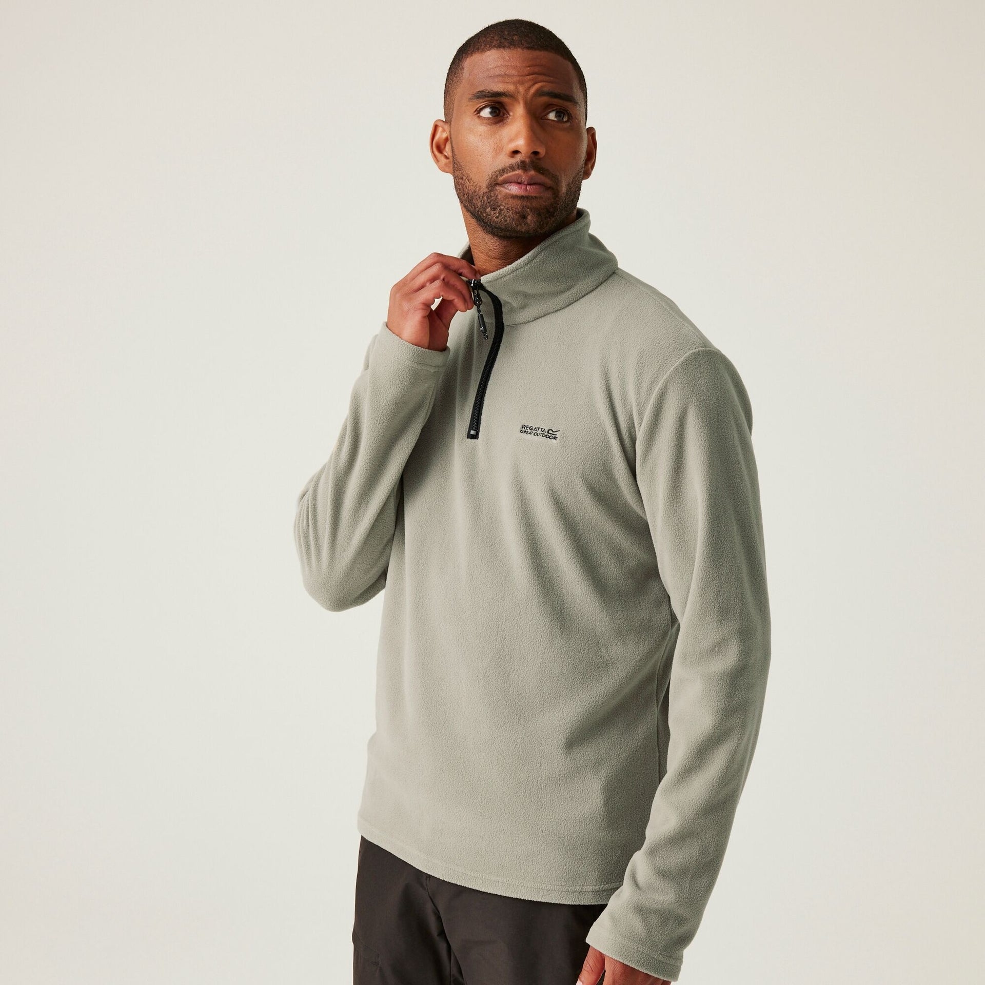 Regatta Men's Thompson Lightweight Half Zip Fleece - Golden Sand