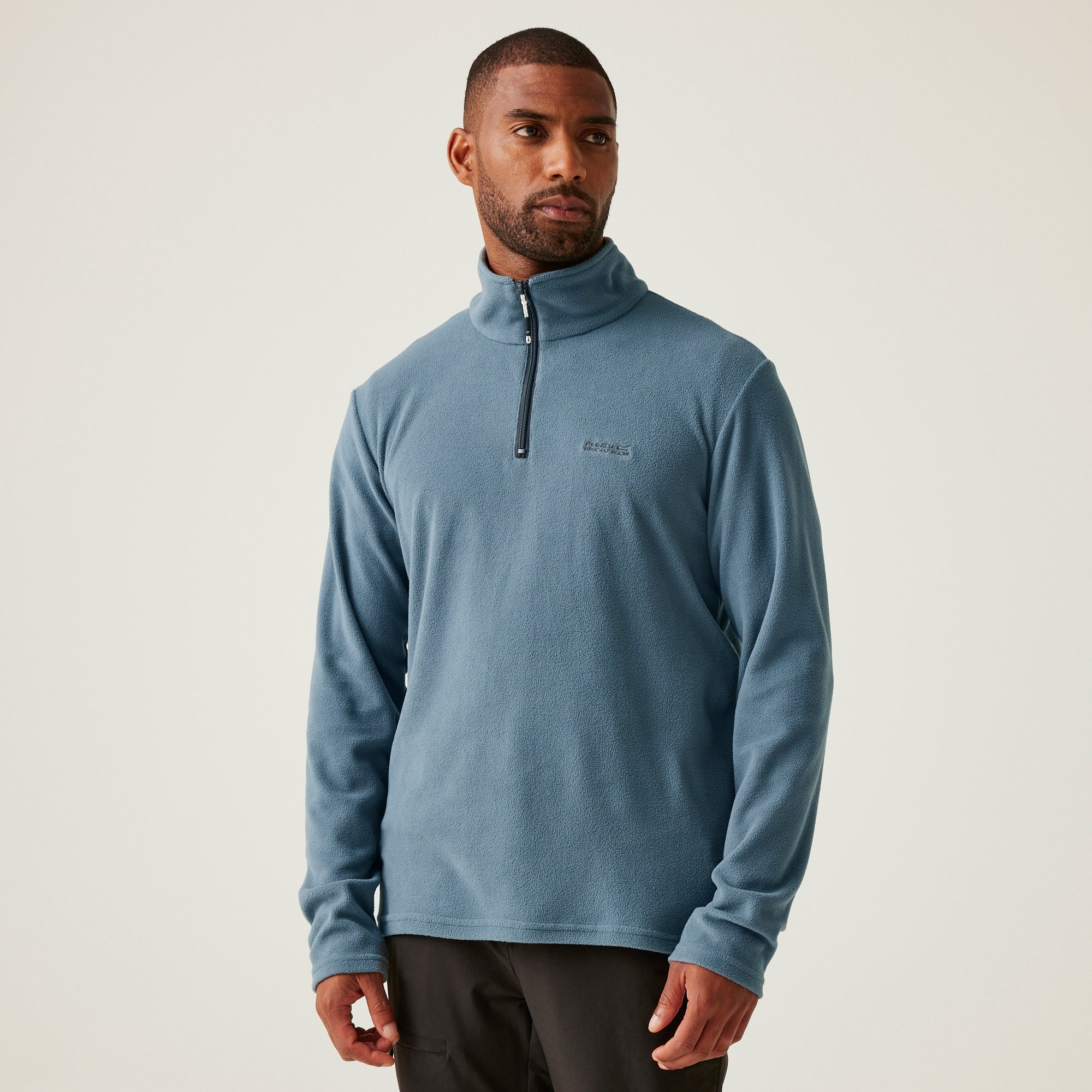 Regatta Men's Thompson Lightweight Half Zip Fleece - Stormy Weather