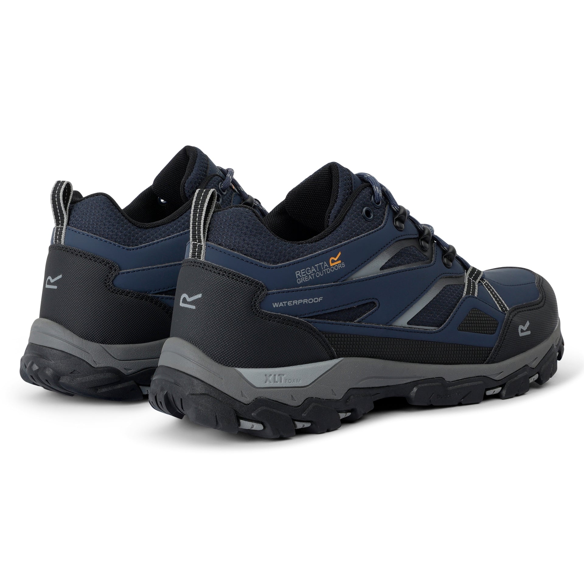 Regatta Men's Holcombe Low III Walking Shoes - Navy Dark Steel