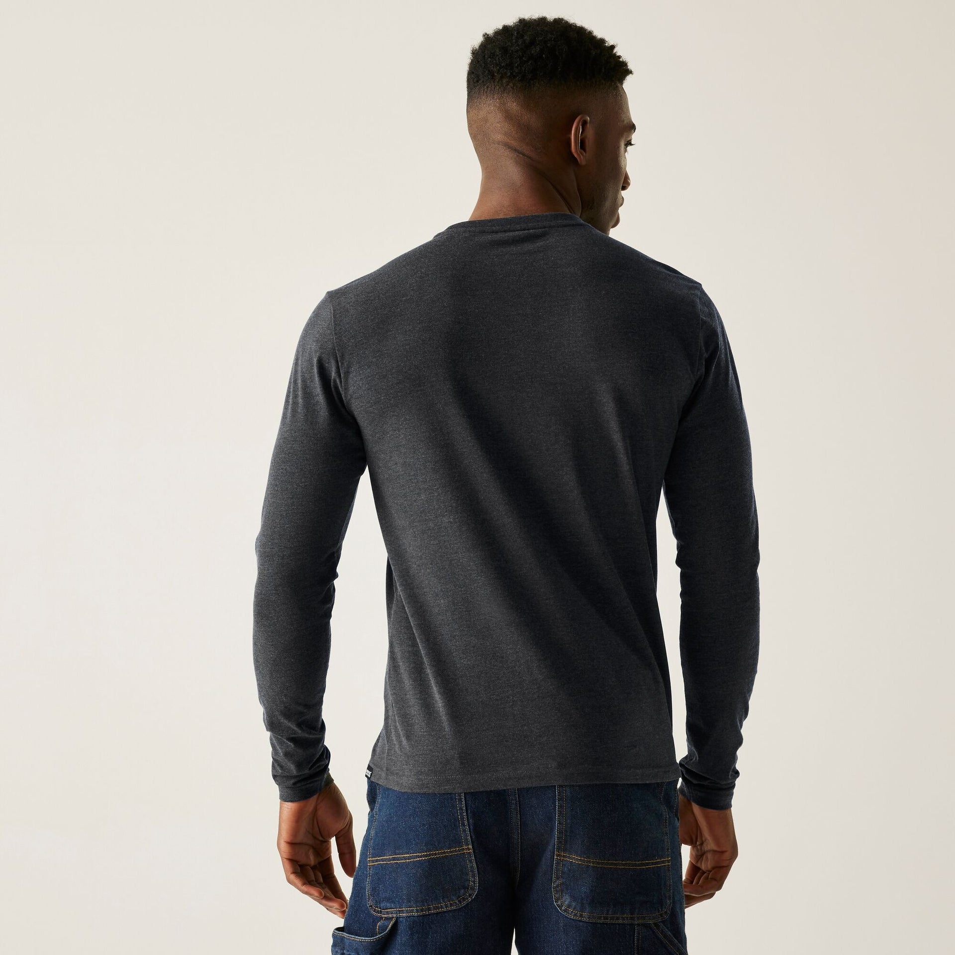 Regatta Maylow Men's Long-Sleeved T-Shirt - Black