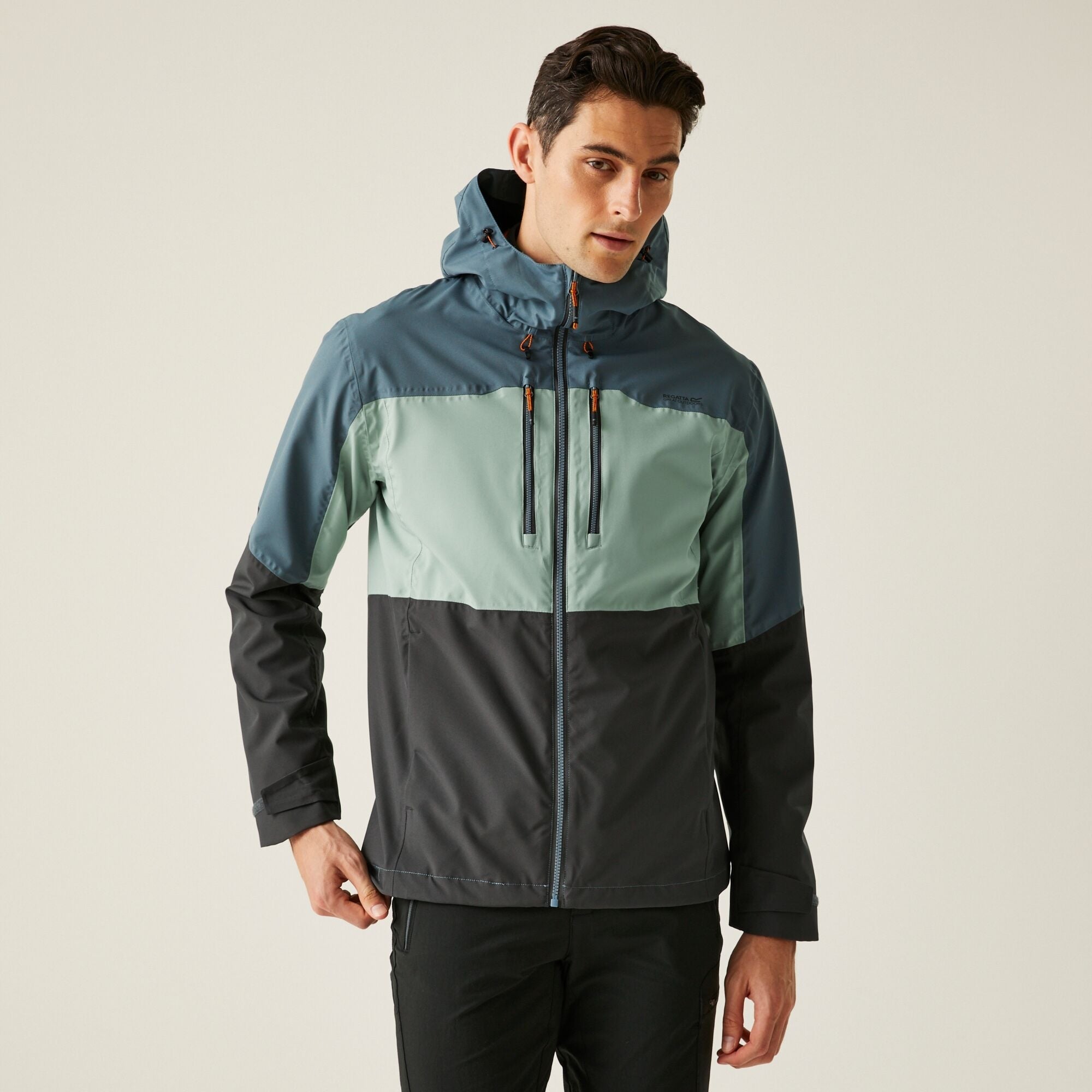 Regatta Men's Maland II Waterproof Jacket - Glacier Stormy Weather Ash