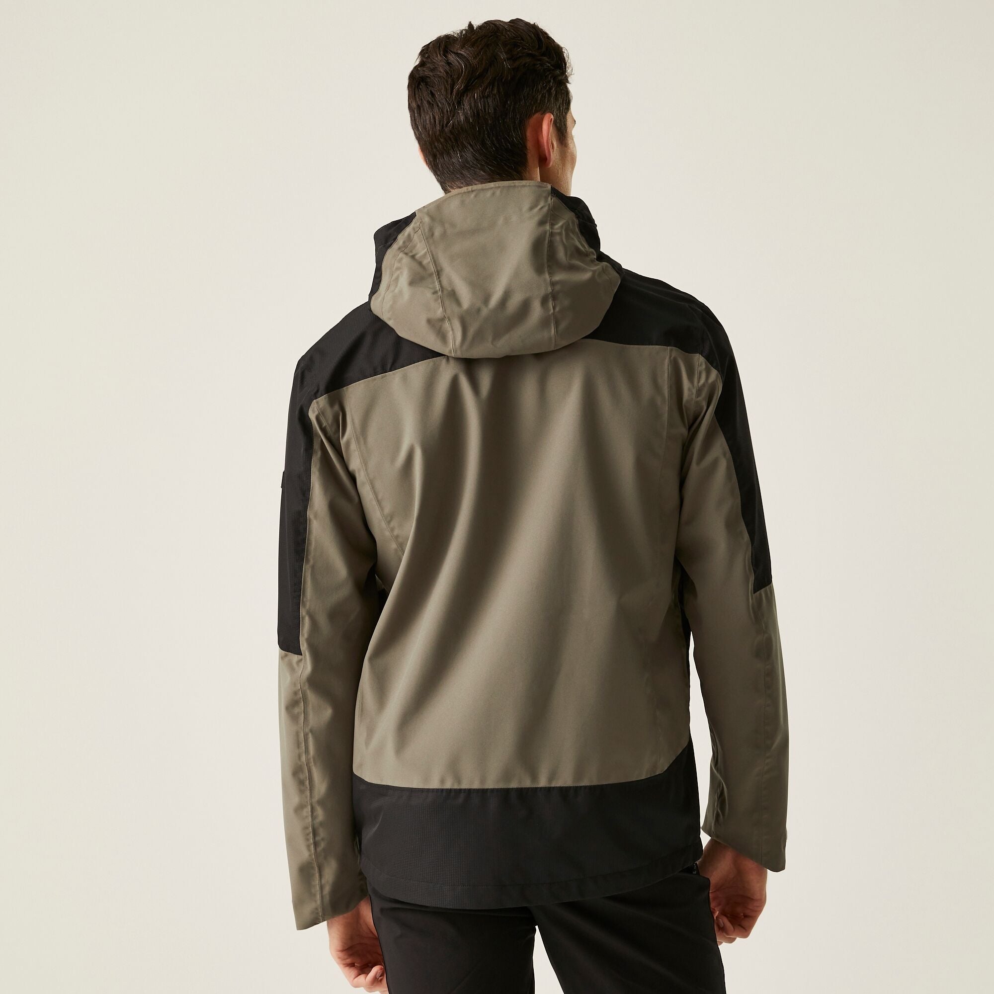 Regatta Men's Highton IV Stretch Waterproof Jacket - Treetop Black