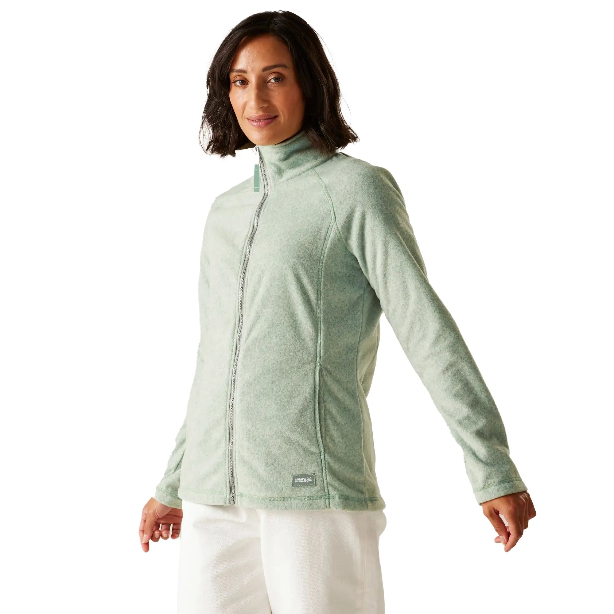 Regatta Women's Mayse Full Zip Fleece - Glacier Marl